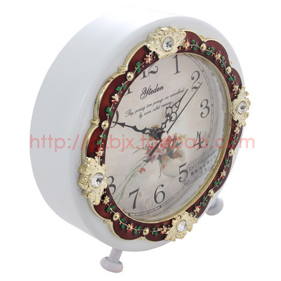 木制座鐘LS330064——歐式田園風創(chuàng)意時鐘的優(yōu)雅魅力